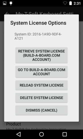 My-T-Soft Keyboard Settings