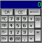 Pop-up Calculator in size 9